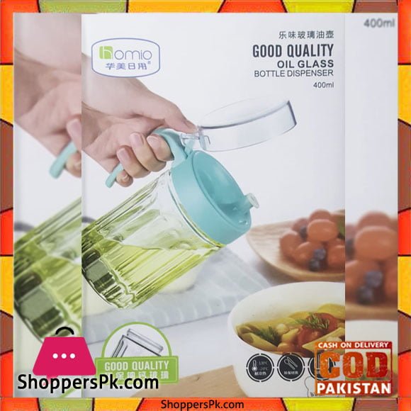 Good Quality Oil Glass Bottle Dispenser 400 ML