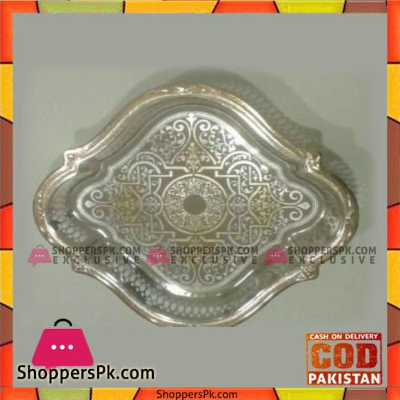Kingsville Silver&Golden Tray - 780(P860TT)STT(SL) Sq