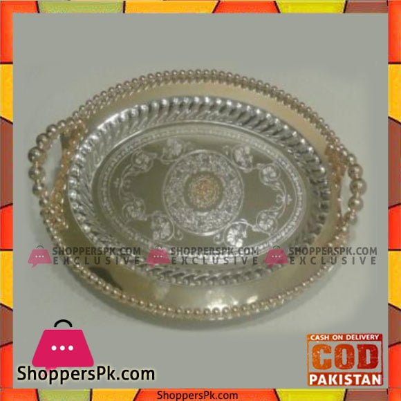 Kingsville Tray Silver&Golden - 7654(P413)124TT(BLEG)