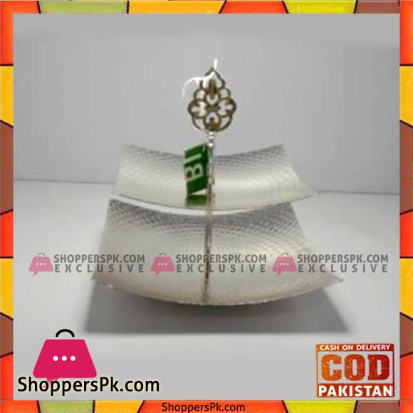 Queen Silverware 2Tier Hold Silver - QS0014