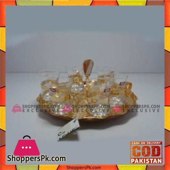 Queen Silverware 6Pc Tea Set Golden - QS0039