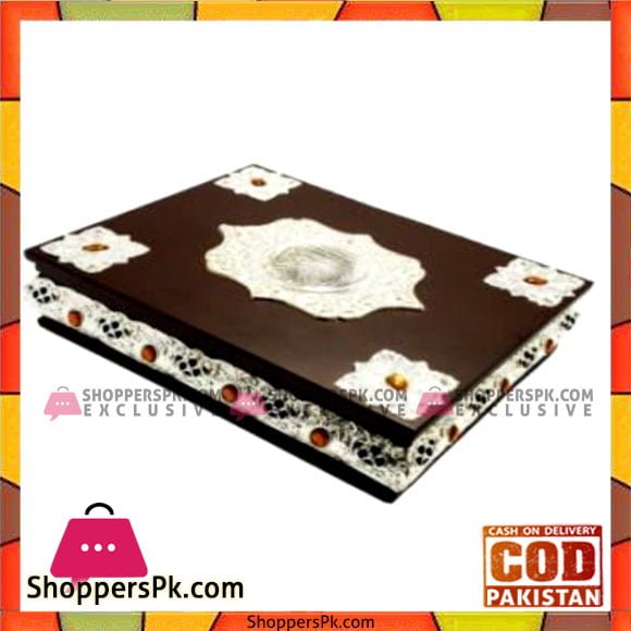 Queen Silverware Quran Holder F/Wood Medium - QS00011