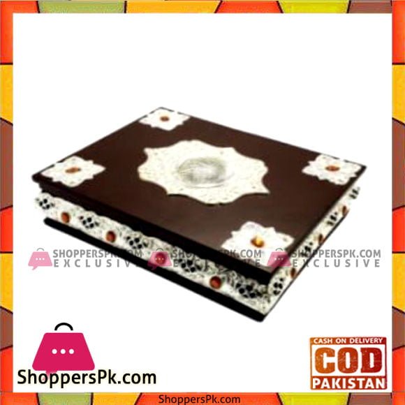 Queen Silverware Quran Holder F/Wood Small - QS00010