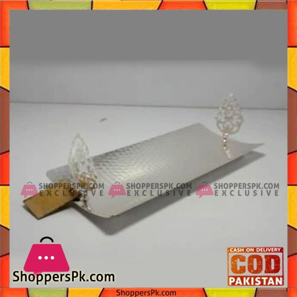 Queen Silverware Rect Hold Large Silver - QS0032