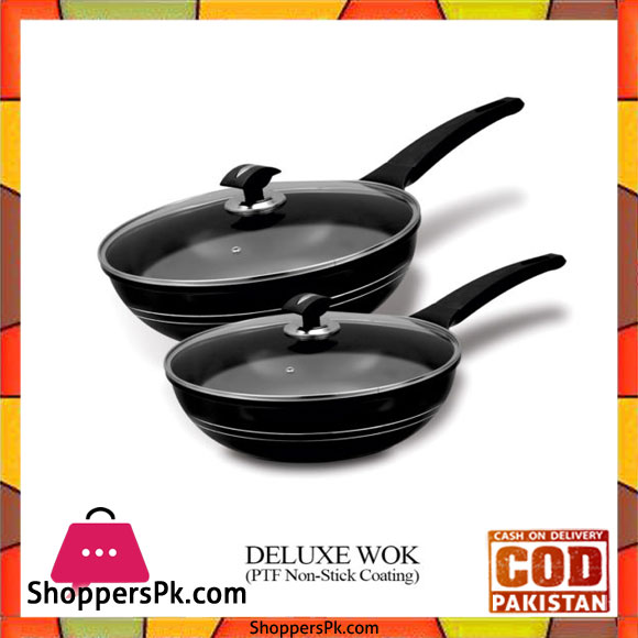 Sonex Deluxe Wok - PTF Non Stick Coating - 53009 - 26cm