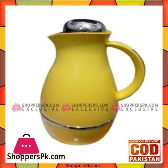 Taiwan Hotpot&Flask 1.0Ltr Silver+Yellow Thermos - 1210