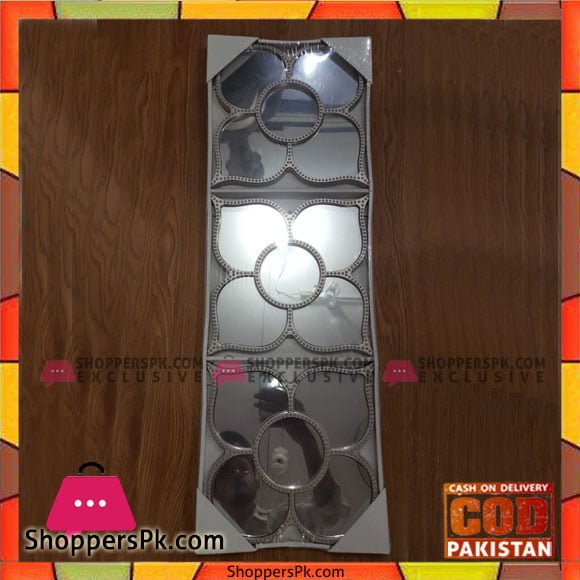 Wall Hanging Mirror Set 3 Pcs - 4578