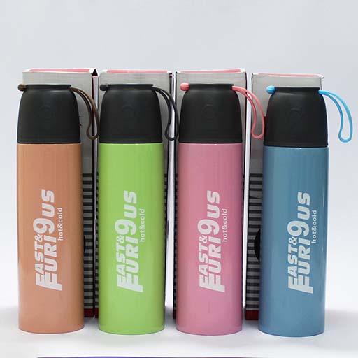 Fast & Furi us Thermos Vacuum Flasks with Cup