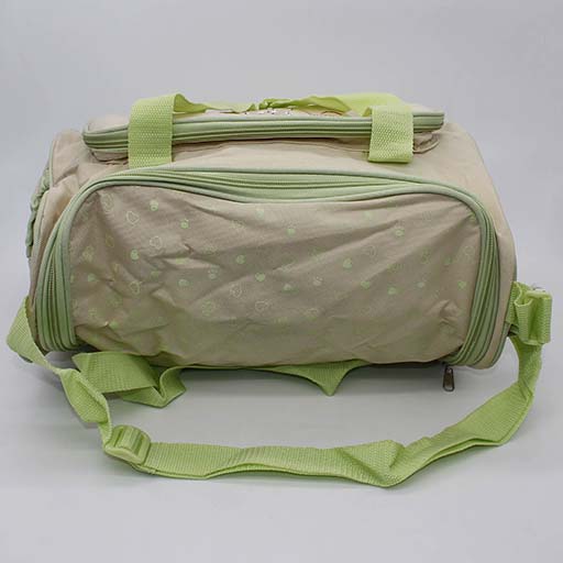 BABY BAG LIGHT GREEN BEAR 108 M&B
