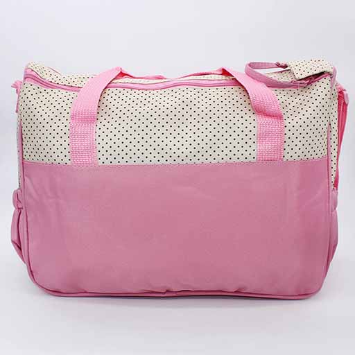 BABY BAG 5 PCS SET PINK DOT M&B