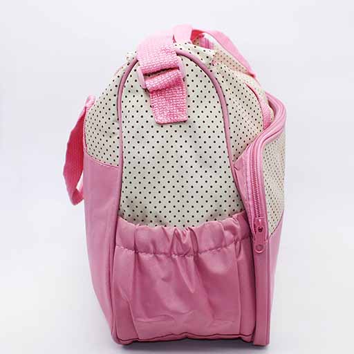 BABY BAG 5 PCS SET PINK DOT M&B