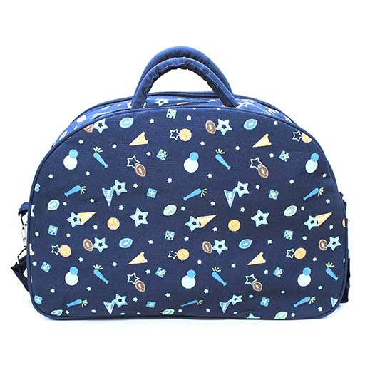 BABY BAG D SHAPE NAVY BLUE 360