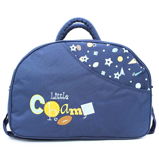 BABY BAG D SHAPE NAVY BLUE 360