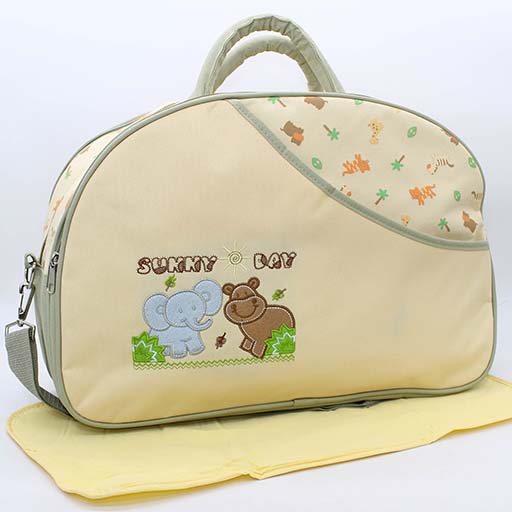 BABY BAG D SHAPE BEIGE 360