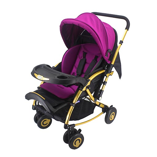 STROLLER PURPLE BLACK C3-112