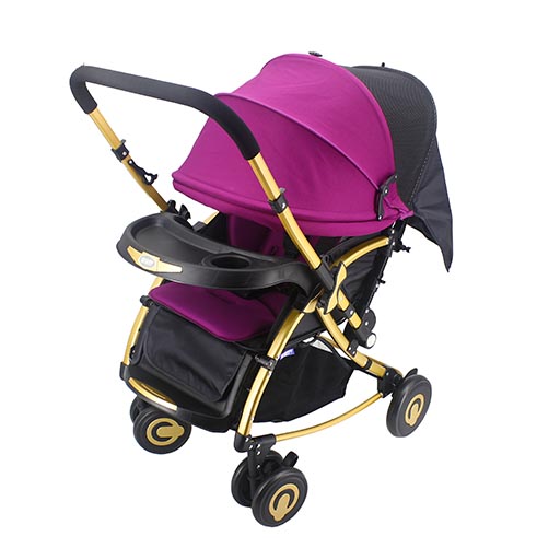 STROLLER PURPLE BLACK C3-112
