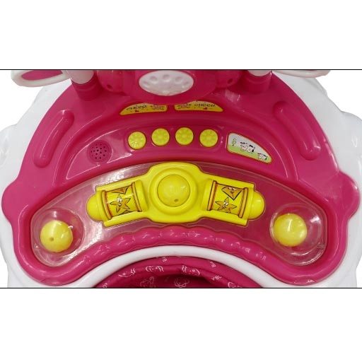 WALKER WITH ROCKER RABBIT PINK 3209E-908