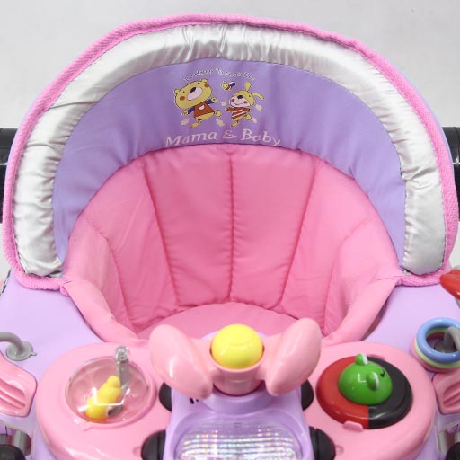 WALKER WITH ROCKER PINK PURPLE T1085H Babyace 2 IN 1 Multi-Function Baby Walker T1079 Taiwan Made