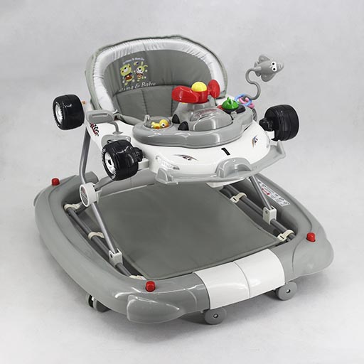 WALKER WITH ROCKER GRAY WHITE T1085H Taiwan Made