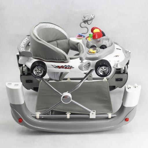 WALKER WITH ROCKER GRAY WHITE T1085H Taiwan Made