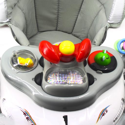 WALKER WITH ROCKER GRAY WHITE T1085H Taiwan Made