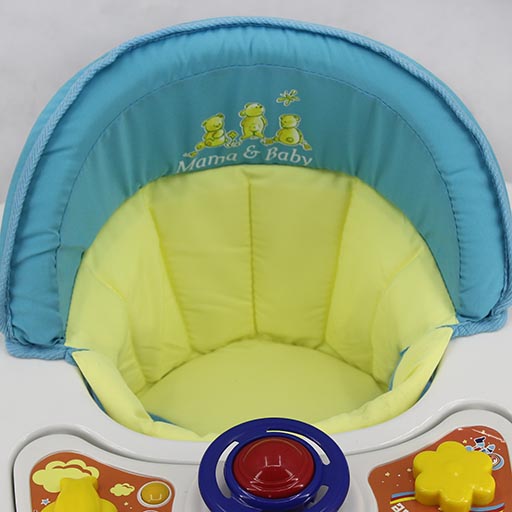 WALKER WITH ROCKER BLUE WHITE T1078 Babyace 2 IN 1 Multi-Function Baby Walker T1078 Taiwan Made