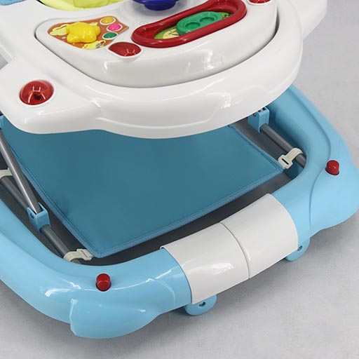 WALKER WITH ROCKER BLUE WHITE T1078 Babyace 2 IN 1 Multi-Function Baby Walker T1078 Taiwan Made