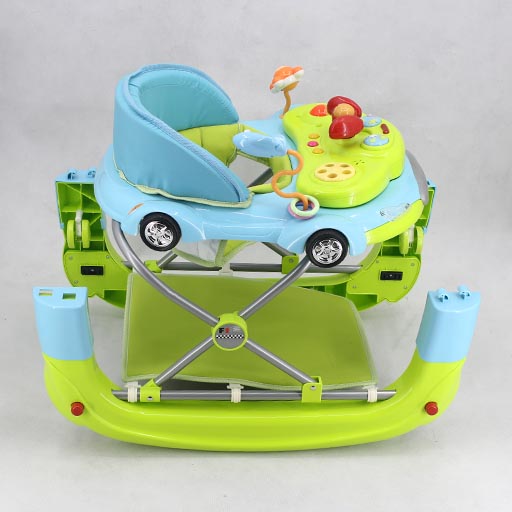 WALKER WITH ROCKER BLUE GREEN T1086H Babyace 2 IN 1 Multi-Function Baby Walker T1079 Taiwan Made