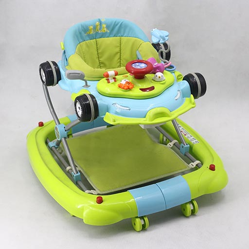 WALKER 4 IN 1 BLUE GREEN T1085 Babyace Multi-Function Baby Walker T1085 Taiwan Made