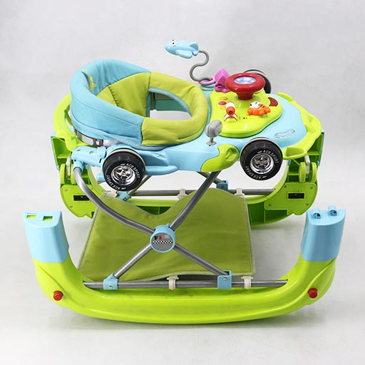 WALKER 4 IN 1 BLUE GREEN T1085 Babyace Multi-Function Baby Walker T1085 Taiwan Made