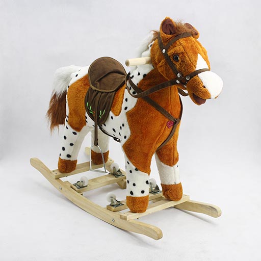 WHEEL LARGE FANCY ROCKING HORSE Large
