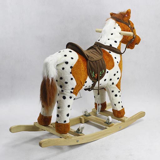 WHEEL LARGE FANCY ROCKING HORSE Large
