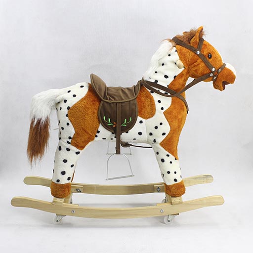 WHEEL LARGE FANCY ROCKING HORSE Large