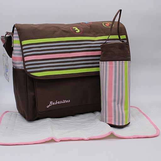 BABY BAG ANGELO MULTI COLOUR LINES 9028 M&B