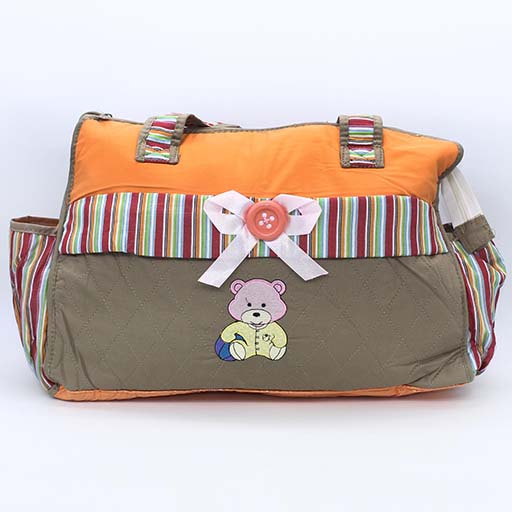BABY BAG ORANGE LINING AILICHENG 8001 M&B