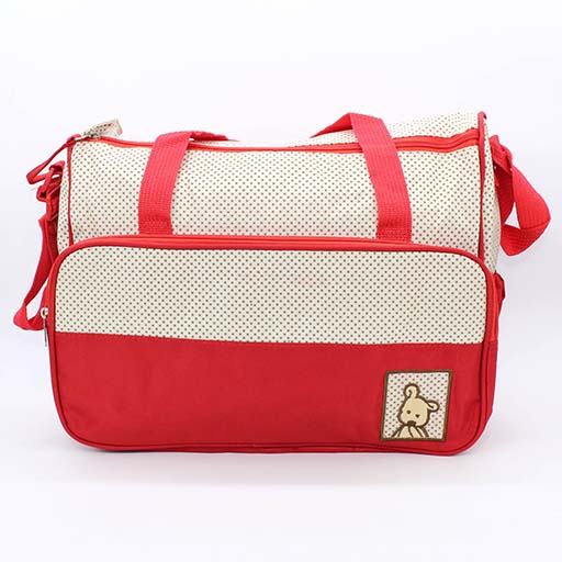 BABY BAG MUNDO BEBE RED DOT 4894-B M&B
