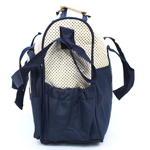 BABY BAG MUNDO BEBE NAVY BLUE DOT 4894-B M&B