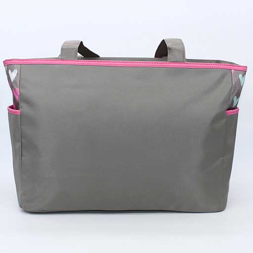 BABY BAG 3PCS HEART DARK GREY BB-999 M&B