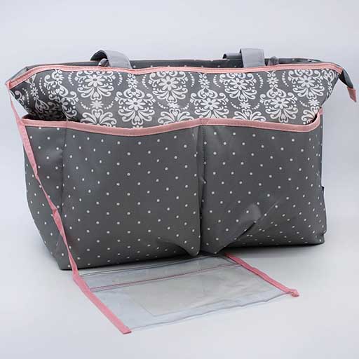 BABY BAG 4PCS GREY BB-999-AAA M&B