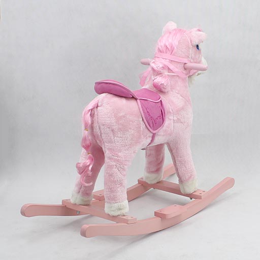 ROCKING HORSE MEDIUM PINK/PURPLE TM110
