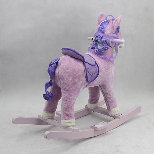 ROCKING HORSE MEDIUM PINK/PURPLE TM110