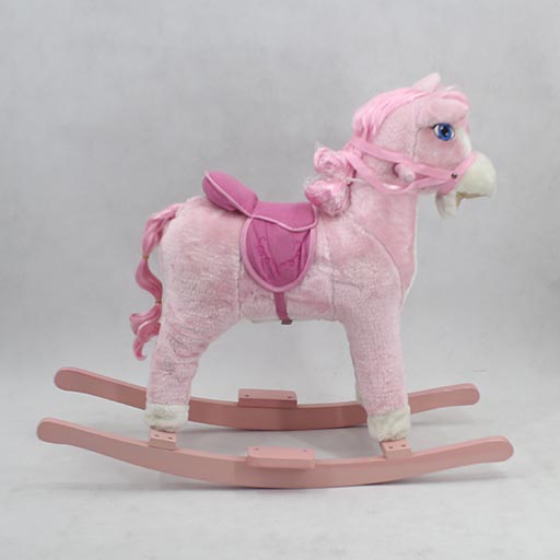 ROCKING HORSE MEDIUM PINK/PURPLE TM110
