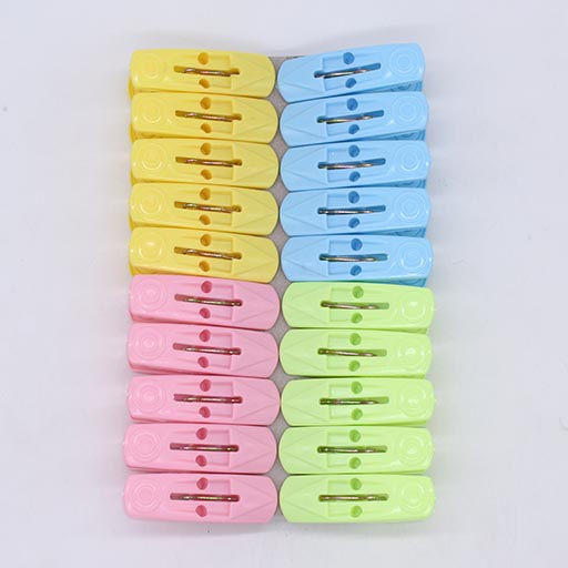 CLOTH CLIP 20PCS PACK COLOURFUL NO 601 XRZ