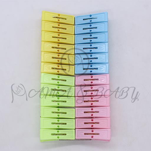 CLOTH CLIP 24PCS 4 COLOURS NO-603 XRZ
