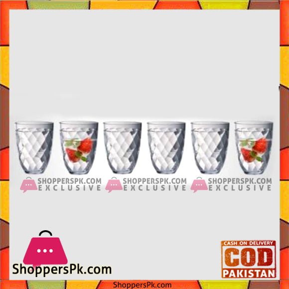 Fine Collection Deluxe Glass (Clear) - Bg34-6C - Made in Taiwan