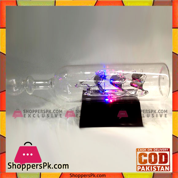 Home Decor High Quality Glass Ship Bottel 9.5 inch
