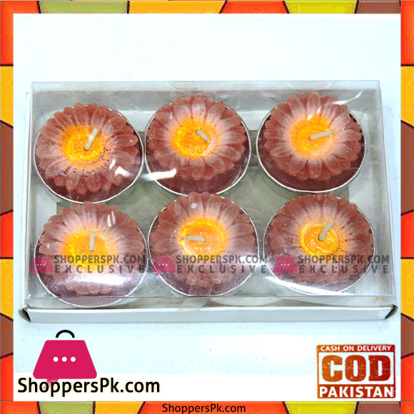 Home Decoration 6pcs Flowting Candles