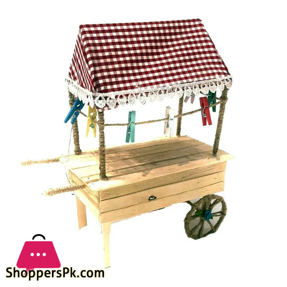 Mini Decorative Cart With LED Lights