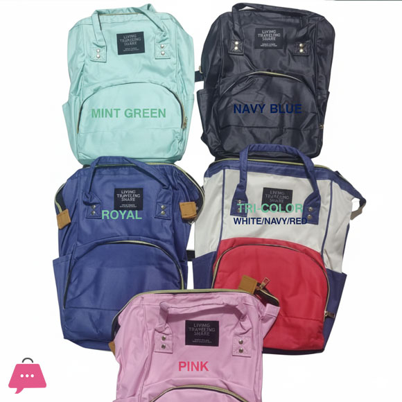 Mommy Bag Backpack Large Capacity Nappy Bag Waterproof Diaper Backpack Multipurpose Travel Bag