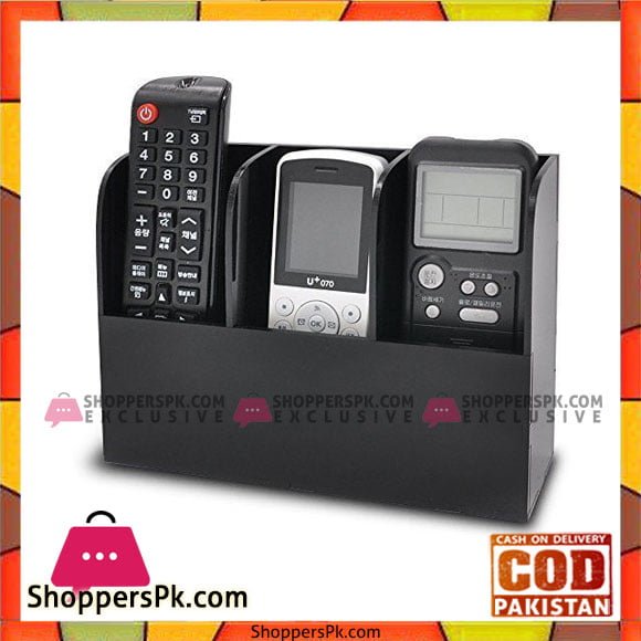 Remote Control Holder Wall Mount Media Organizer Box 3T Acrylic Plastic
